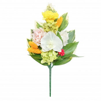 お供え用 四季仏花 プリザーブドフラワー 睦月(ムツキ) ラン・センリョウ S C37501S