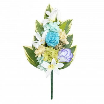 お供え用 四季仏花 プリザーブドフラワー 水無月(ミナヅキ) ユリ S C37506S