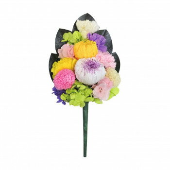 Flowers For Buddha - お供え用 プリザーブド仏花 プリザーブドフラワー 麗蘭 (中) C26799