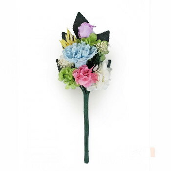 Flowers For Buddha - お供え用 蘭入りプリザーブド仏花 プリザーブドフラワー 莉緒(りお) C33620