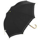三国 グラスファイバー骨 裏黒コーティング晴雨兼用長傘 ヒートカット 黒 S1517102