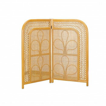 今枝商店 Romantic Rattan 籐スクリーン 2連(2パネル) ロータイプ B201 [ラッピング不可][代引不可][同..