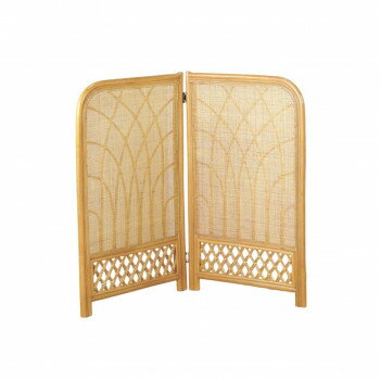 今枝商店 Romantic Rattan 籐スクリーン 2連(2パネル) ロータイプ B313 [ラッピング不可][代引不可][同梱不可]