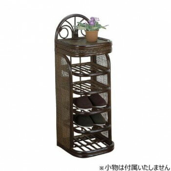 Slippers Racks - 今枝商店 Romantic Rattan 籐スリッパラック R292B [ラッピング不可][代引不可][同梱不可]