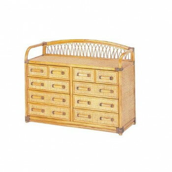 For Living - 今枝商店 Romantic Rattan 籐チェスト 10杯タイプ W994 [ラッピング不可][代引不可][同梱不可]