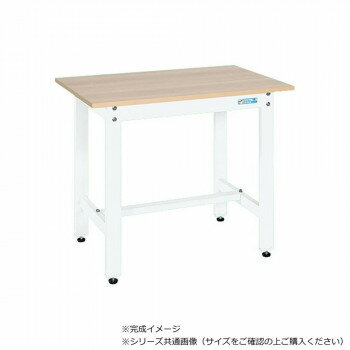 サカエ 軽量作業台KKタイプ 抗菌加工 木目天板 パールホワイト 900×600×740mm KK-38MKW [ラッピング不可][代引不可][同梱不可]