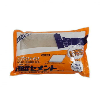 &nbsp;家庭化学工業 日曜セメント 1.3kg グレー庭やテラス、花壇造り、ベランダ等の補修に【家庭化学工業 日曜セメント 1.3kg グレー】 fk094igrjs 理想的な割合で骨材、接着剤等が調合されているセメントモルタルです。水を加えるだけで簡単に施工できます。※パッケージが変わる場合があります。サイズ150×250×厚25mm個装サイズ：15×24×3cm重量1300g個装重量：1300g仕様施工面積(目安):塗り厚10mmで230×230mm位の塗り巾生産国日本 製品詳細 商品名：家庭化学工業 日曜セメント 1.3kg グレーカラー・サイズ名称：2241451JANコード：4905488131153 広告文責 (有)イースクエアTEL:0120-532-772 ※お客さま都合による、ご注文後の[キャンセル][変更][返品][交換]はお受けできませんのでご注意下さいませ。※当店では、すべての商品で在庫を持っておりません。記載の納期を必ずご確認ください。※ご注文いただいた場合でもメーカーの[在庫切れ][欠品][廃盤]などの理由で、[記載の納期より発送が遅れる][発送できない]場合がございます。その際は、当店よりご連絡させていただきます。あらかじめご了承ください。※こちらの商品は【他商品との同梱】ができません。※こちらの商品は【ギフトサービス】をお受けすることができません。 こちらの商品は【お取り寄せ(14営業日以内に発送予定)】となります。