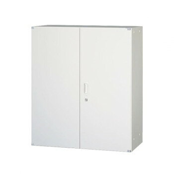 壁面収納家具/D:400・ホワイトタイプ 両開戸 H1050 棚板2枚付 ALPSホワイト色 COM-UAH4-W11 [ラッピング不可][代引不可][同梱不可]
