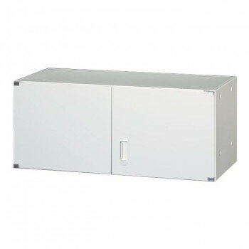 壁面収納家具/D:400・ホワイトタイプ 上置専用両開戸 棚板なし・錠なし ALPSホワイト色 COM-UAH4-W4A [ラッピング不可][代引不可][同梱不可]