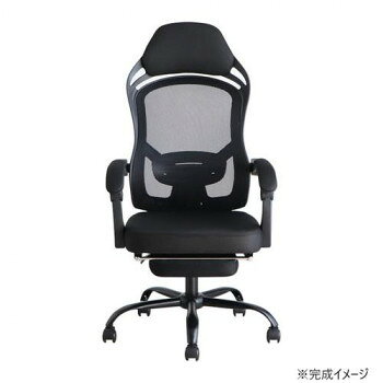 東馬(TOHMA) FT メッシュオフィスチェア BK ブラック 54684790 [ラッピング不可][代引不可][同梱不可]