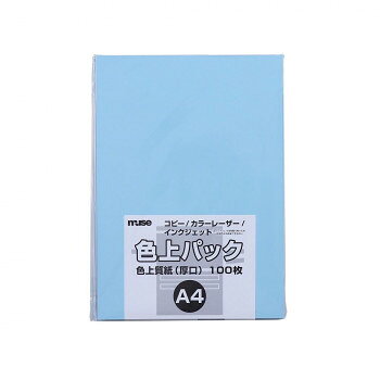樂天商城 - ミューズ 色上パック 色上質紙 A4 空