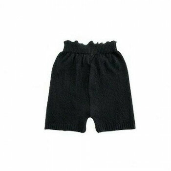 カシミヤ混ニットパンツ M〜L クロ 008601321