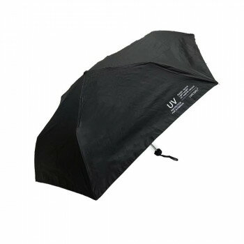 カフェディムリー 折り畳み傘 晴雨兼用 遮光6K55cm mini ブラック JKO-446-09