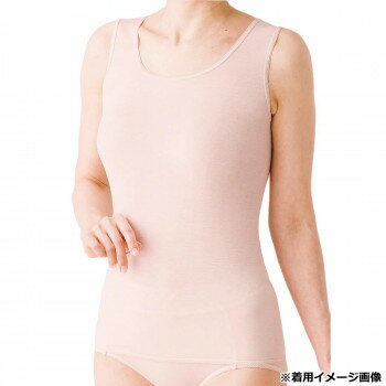 ビビエルボ メディロン 薄手インナー ノースリーブ ミストピンク L 3343