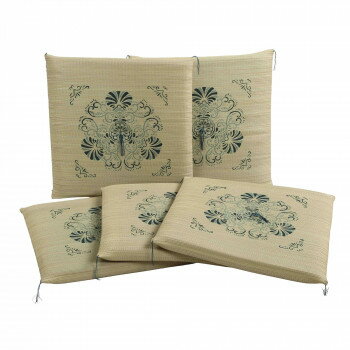 目セキ繊 い草座布団 約55×55cm (5枚組) HGW620118 [ラッピング不可][代引不可][同梱不可]