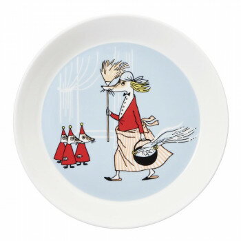 （A） Moomin ムーミン クラシック プレート 19cm フィリフヨンカ グレー 1057218