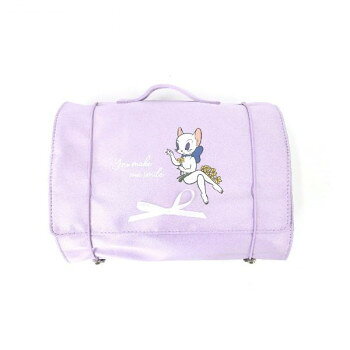 トムとジェリー ガールズ トラベルコスメポーチ パープル PU W-TJ1372