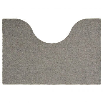 カキウチ SELECT JUST FIT トイレカーペットベース グレー 40×60cm