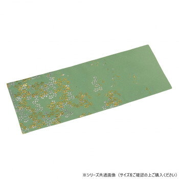 金彩金銀桜 上置用経敷 防炎加工 39cm 千草 59c73uU800042