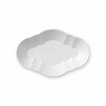 (C)ロイヤルコペンハーゲン ホワイトエレメンツ ディッシュ オーバル 23CM 1017489