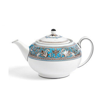 (B) Wedgwood ウェッジウッド フロレンティーン ターコイズ ティーポットL 40018021