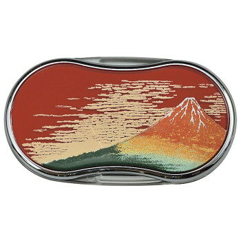 まえじゅう漆器 漆芸LEDルーペ 赤富士(R) 4L-224