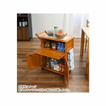 乐天商城 - フクダクラフト キッチンワゴン ライトブラウン KW-7050 LBR S [ラッピング不可][代引不可][同梱不可]