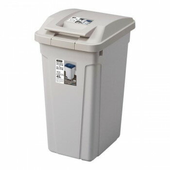 アスベル ハンドル付分別ペール 45L ライトグレー KPC9501