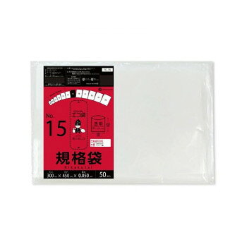 &nbsp;ECO TAI エコ袋 No.15 規格袋 FE-15 透明 50枚×25冊食品対応で保存袋としても使用可能【ECO TAI エコ袋 No.15 規格袋 FE-15 透明 50枚×25冊】 fk094igrjs 低密度ポリエチレンのツルツル素材の規格袋15号です。0.05mm厚で厚手タイプで商品の仕分けや梱包に役立ちます。四つ折りの新聞紙が入るくらいの大きさです。食品対応の袋なので、保存袋としても使用できます。厚生労働省が定める検査基準に適合し、食品に悪影響を及ぼす有害物質が含まれないことを証明しています。(検査機関:一般社団法人 新日本検定協会)食品衛生法・食品、添加物等の規格基準(昭和34年厚生省告知第370号)に適合しています。RoHS指定適合商品です。※お届けが法人の場合は、お届け先の住所に法人名(屋号)の記載をお願いいたします。※北海道・沖縄・離島へのお届けは別途送料が発生いたします。サイズW300×H450×厚み0.050mm個装サイズ：33×35.5×24.5cm重量個装重量：14000g素材・材質LDPE仕様カラー:透明RoHS指定適合商品セット内容50枚×25冊生産国ベトナム 広告文責 (有)イースクエアTEL:0120-532-772 ※お客さま都合による、ご注文後の[キャンセル][変更][返品][交換]はお受けできませんのでご注意下さいませ。※当店では、すべての商品で在庫を持っておりません。記載の納期を必ずご確認ください。※ご注文いただいた場合でもメーカーの[在庫切れ][欠品][廃盤]などの理由で、[記載の納期より発送が遅れる][発送できない]場合がございます。その際は、当店よりご連絡させていただきます。あらかじめご了承ください。※こちらの商品は【他商品との同梱】ができません。※こちらの商品は【ギフトサービス】をお受けすることができません。 こちらの商品は【お取り寄せ(7〜10営業日以内に発送予定)】となります。