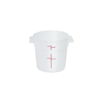 　ギフト対応について　楽天国際配送対象店舗 （海外配送）　Rakuten International Shipping&nbsp;丸型フードコンテナー 1QT ホワイト PLRFT301PPフードコンテナー【丸型フードコンテナー 1QT ホワイト PLRFT301PP】 fk094igrjs 目盛り付きのフードコンテナーです。※蓋は付属しておりません。※お使いのモニターの性能により、実際の色と見え方が異なる場合がございます。※記載のサイズ詳細に誤差が生じる場合があります。予めご了承ください。※ご購入の際は、サイズ・容量・カラー等を必ずご確認の上、お買い求めくださいますようお願いいたします。サイズ13.1×13.1×12.6cm個装サイズ：14×14×13cm重量147g個装重量：147g素材・材質ポリプロピレン樹脂仕様容量:946ml耐熱温度:-40〜71度電子レンジ:不可食洗機:可生産国中国 製品詳細 商品名：丸型フードコンテナー 1QT ホワイト PLRFT301PPカラー・サイズ名称：2296303JANコード：4582725395587 広告文責 (有)イースクエアTEL:0120-532-772 ※お客さま都合による、ご注文後の[キャンセル][変更][返品][交換]はお受けできませんのでご注意下さいませ。※当店では、すべての商品で在庫を持っておりません。記載の納期を必ずご確認ください。※ご注文いただいた場合でもメーカーの[在庫切れ][欠品][廃盤]などの理由で、[記載の納期より発送が遅れる][発送できない]場合がございます。その際は、当店よりご連絡させていただきます。あらかじめご了承ください。 こちらの商品は【お取り寄せ(14営業日以内に発送予定)】となります。