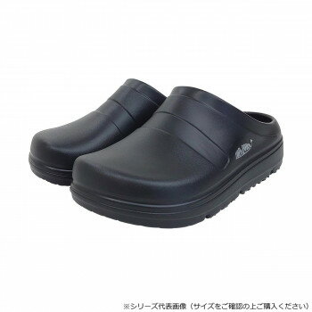 樂天商城 - 喜多 柔らかいリカバリーサンダル(サボタイプ) EVAラバー L(25.5〜26.0)cm ブラック SK4910