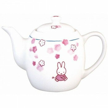 金正陶器 ミッフィーほのか(花) ポット(茶漉し付き) 418114