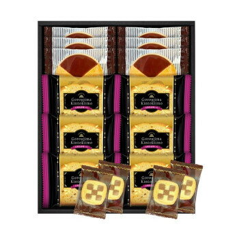 &nbsp;五郎島金時いもケーキ＆ゴーフレット+クッキー KKC-30お菓子の詰め合わせ【五郎島金時いもケーキ＆ゴーフレット+クッキー KKC-30】 原材料名称：菓子【五郎島金時いもケーキ】砂糖(国内製造)、小麦粉、全卵、植物油脂、加糖さつまいもペースト(さつまいも(石川県産(五郎島金時いも100%))、少糖)、ブドウ糖、黒ごま、食塩/トレハロース、加工澱粉、ベーキングパウダー、乳化剤、増粘剤(キサンタンガム)、香料、(一部に卵・小麦・大豆・ごまを含む)【ゴーフレット(チョコ)】小麦粉(国内製造)、ショートニング、砂糖、液全卵、脱脂粉乳、準チョコレート、ココアパウダー、澱粉、製菓用油脂(還元水飴、植物油脂)/膨張剤、乳化剤、酸化防止剤(V.E)、香料、着色料(カロテン)、(一部に卵・乳成分・小麦・大豆を含む)乳成分・小麦・大豆を含む)【チェスクッキー】小麦粉(小麦(アメリカ))、マーガリン、砂糖、液全卵、ココアパウダー、食塩/香料、酸味料、カロテン色素、(一部に卵・乳成分・小麦・大豆を含む)アレルギー表示卵、乳、小麦、ごま、大豆（原材料の一部に含んでいます）保存方法直射日光・高温多湿を避けて保存して下さい。製造（販売）者情報製造所:(五郎島金時いもケーキ)株式会社金澤兼六製菓(三重工場)三重県伊賀市西明寺2380-1製造所:(ゴーフレット(チョコ))若尾製菓株式会社岐阜県美濃加茂市加茂野町今泉768製造所:(チェスクッキー)株式会社エリザ大阪府大阪市天王寺区国分町13-19販売者:株式会社千寿堂661-0973兵庫県尼崎市善法寺町6-1fk094igrjs ほっこりしっとりのカットケーキと上品な味わいに仕上げたチョコゴーフレットとサクサクした食感の一口サイズのチェスクッキーの詰合せです。内容量五郎島金時いもケーキ×6、ゴーフレット(チョコ)×6、チェスクッキー×4サイズ個装サイズ：33×29×5cm重量個装重量：500g仕様賞味期間：製造日より180日生産国日本 製品詳細 商品名：五郎島金時いもケーキ＆ゴーフレット+クッキー KKC-30カラー・サイズ名称：2312234JANコード：4983740117121 広告文責 (有)イースクエアTEL:0120-532-772 ※お客さま都合による、ご注文後の[キャンセル][変更][返品][交換]はお受けできませんのでご注意下さいませ。※当店では、すべての商品で在庫を持っておりません。記載の納期を必ずご確認ください。※ご注文いただいた場合でもメーカーの[在庫切れ][欠品][廃盤]などの理由で、[記載の納期より発送が遅れる][発送できない]場合がございます。その際は、当店よりご連絡させていただきます。あらかじめご了承ください。※こちらの商品は【他商品との同梱】ができません。※こちらの商品は【ギフトサービス】をお受けすることができません。 こちらの商品は【お取り寄せ(14営業日以内に発送予定)】となります。