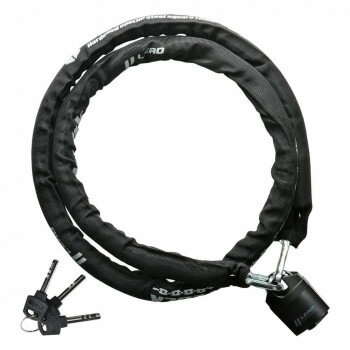 リード工業 SQUARE CHAIN LOCK スクエア チェーンロック ブラック LC-404A