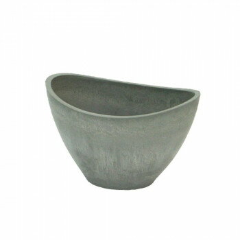 大橋新治商店 バルカ 植木鉢 プラスチックポット S グレー 57-3416