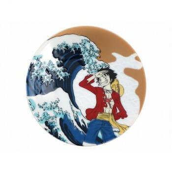 金正陶器 ワンピースONE PIECE 九谷焼 小皿(大波・ルフィ) 137111
