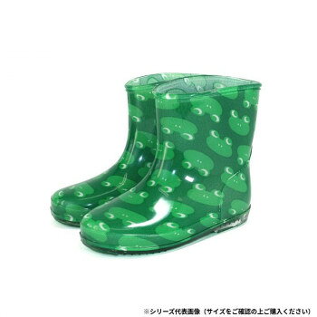 阪神素地 KB7008 キッズレインブーツ 16cm かえるグリーン