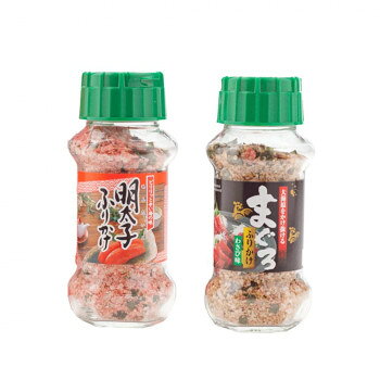 &nbsp;みなり 明太子ふりかけ 85g・まぐろふりかけ 85g 各15個セット風味ゆたかなふりかけ【みなり 明太子ふりかけ 85g・まぐろふりかけ 85g 各15個セット】 栄養成分栄養成分表(100g当たり)【明太子ふりかけ】熱量:322kcal、たんぱく質:8.8g、脂質:0.6g、炭水化物:70.4g、食塩相当量:13.5g【まぐろふりかけ】熱量:373kcal、たんぱく質:11.5g、脂質:6.2g、炭水化物:67.8g、食塩相当量:10.2g原材料名称：ふりかけ【明太子ふりかけ】でん粉(国内製造)、ぶどう糖、ポテトフレーク、食塩、パン粉、発酵調味料、青のり風味顆粒、辛子明太子、オキアミエキス、砂糖、醤油、のり、香辛料、鰹節粉末、デキストリン、鰹エキス粉末、トマトパウダー、かつお風味調味料、蛋白加水分解物/加工でん粉、調味料(アミノ酸等)、着色料(カロチノイド、ラック、紅麹、カラメル)、香料、酸味料、香辛料、甘味料(ステビア、カンゾウ)、(一部に乳成分・小麦・大豆を含む)【まぐろふりかけ】ポテトフレーク(アメリカ製造、バングラデシュ製造)、ぶどう糖、でん粉、ごま、食塩、砂糖、乾燥鮪フレーク、醤油、わさび顆粒、鰹節粉末、のり、デキストリン、発酵調味料、粉末醤油、魚醤、野菜エキス、トマトパウダー、オニオンパウダー、酵母エキス/加工でん粉、調味料(アミノ酸等)、着色料(カラメル、カロチノイド、ラック、クチナシ、紅花黄)、トレハロース、貝Ca、香料、甘味料(カンゾウ、ステビア、アセスルファムK)、酸化防止剤(V.E)、(一部に乳成分・小麦・大豆・豚肉・ごまを含む)アレルギー表示乳、小麦、ごま、大豆、豚肉（原材料の一部に含んでいます）保存方法直射日光などの高温や多湿を避けて、保存してください。製造（販売）者情報製造者:株式会社みなり広島県東広島市河内町下河内636fk094igrjs あたたかいご飯におむすび、お弁当にふりかけて、お召し上がりください。【明太子ふりかけ】ごはんのともとして定評のある明太子(すけとうだらの卵)をふりかけにしました。【まぐろふりかけ】わさびの風味が効いており、マグロの刺身をイメージしております。内容量明太子ふりかけ(85g)・まぐろふりかけ(85g)×各15個サイズ個装サイズ：34.8×17.2×43.5cm重量個装重量：12000g仕様賞味期間：製造日より360日生産国日本 広告文責 (有)イースクエアTEL:0120-532-772 ※お客さま都合による、ご注文後の[キャンセル][変更][返品][交換]はお受けできませんのでご注意下さいませ。※当店では、すべての商品で在庫を持っておりません。記載の納期を必ずご確認ください。※ご注文いただいた場合でもメーカーの[在庫切れ][欠品][廃盤]などの理由で、[記載の納期より発送が遅れる][発送できない]場合がございます。その際は、当店よりご連絡させていただきます。あらかじめご了承ください。※こちらの商品は【他商品との同梱】ができません。※こちらの商品は【ギフトサービス】をお受けすることができません。 こちらの商品は【お取り寄せ(14営業日以内に発送予定)】となります。