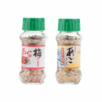 みなり 梅ふりかけ 85g・あごふりかけ 80g 各15個セット [ラッピング不可][代引不可][同梱不可] e-squ-14330232 イースクエア パッケージ画像