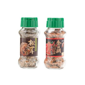 みなり 松茸ふりかけ 85g・金目鯛煮付風味ふりかけ 80g 各15個セット [ラッピング...