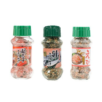 みなり 明太子ふりかけ 85g・鮭ふりかけ 85g・えびふりかけ 85g 各10個セット [ラッピング不可][代引不可][同梱不可] e-squ-14329753 イースクエア パッケージ画像