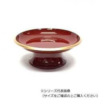 &nbsp;供物台(丸三宝) 朱(フチ金) 5.0寸定番の丸型供物台【供物台(丸三宝) 朱(フチ金) 5.0寸】 fk094igrjs 定番の丸型供物台です。サイズ直径150×高さ65mm個装サイズ：95×32×32cm重量個装重量：100g素材・材質フェノール仕様表面加工:ウレタン生産国日本 広告文責 (有)イースクエアTEL:0120-532-772 ※お客さま都合による、ご注文後の[キャンセル][変更][返品][交換]はお受けできませんのでご注意下さいませ。※当店では、すべての商品で在庫を持っておりません。記載の納期を必ずご確認ください。※ご注文いただいた場合でもメーカーの[在庫切れ][欠品][廃盤]などの理由で、[記載の納期より発送が遅れる][発送できない]場合がございます。その際は、当店よりご連絡させていただきます。あらかじめご了承ください。※こちらの商品は【他商品との同梱】ができません。※こちらの商品は【ギフトサービス】をお受けすることができません。 こちらの商品は【お取り寄せ(14営業日以内に発送予定)】となります。