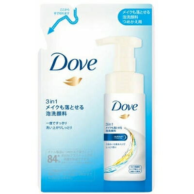 ダヴ3IN1メイクも落とせる泡洗顔料替120ML [キャンセル・変更・返品不可]