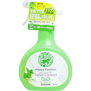 ハッピーエレファント 泡トイレクリーナー 本体 400mL [キャンセル・変更・返品不可]