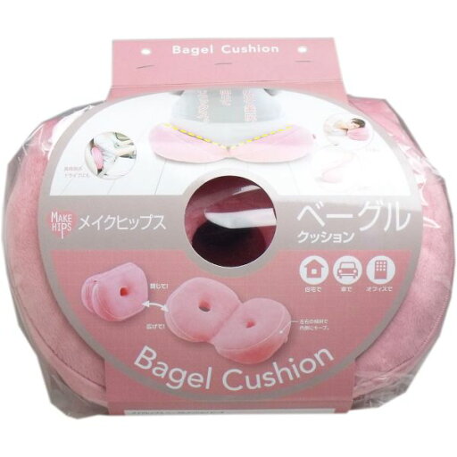 メイクヒップス ベーグルクッション ピーチ 1個入 メイクヒップス ベーグルクッション ピーチ 1個入