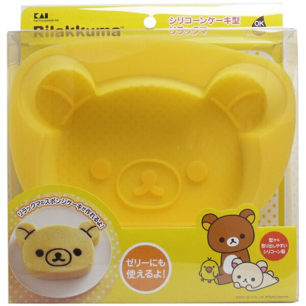 シリコーンケーキ型 リラックマ [キャンセル・変更・返品不可]