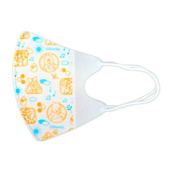 こども不織布立体マスク ディズニー プー 3枚入 [キャンセル・変更・返品不可]