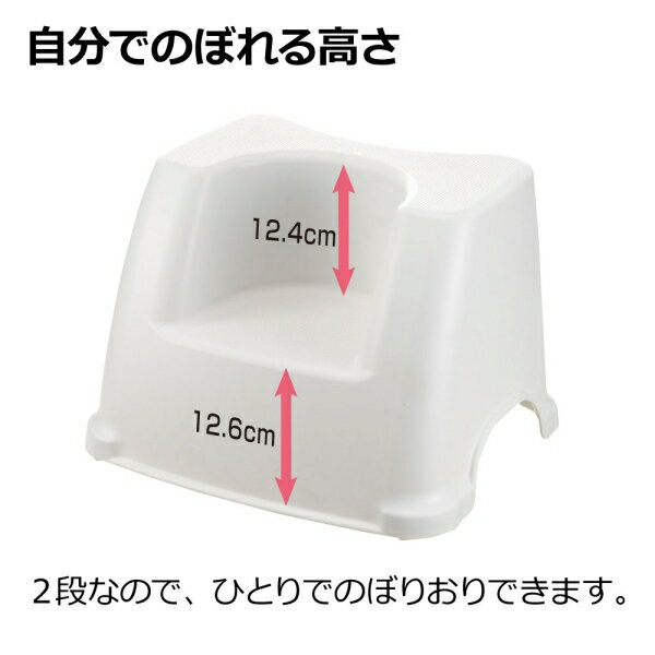 リッチェル トイレサポートステップホワイト