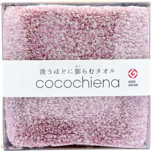 cocochiena(ココチエナ) ココキューブ フェイスタオル 約34×80cm ピンク CE-871 1枚入 [キャンセル・変更・返品不可]