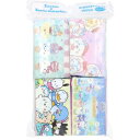 しろたん×サンリオキャラクターズ 水に流せるポケットティシュ プリント入 16枚(8組)×12個入 ※色柄指定不可